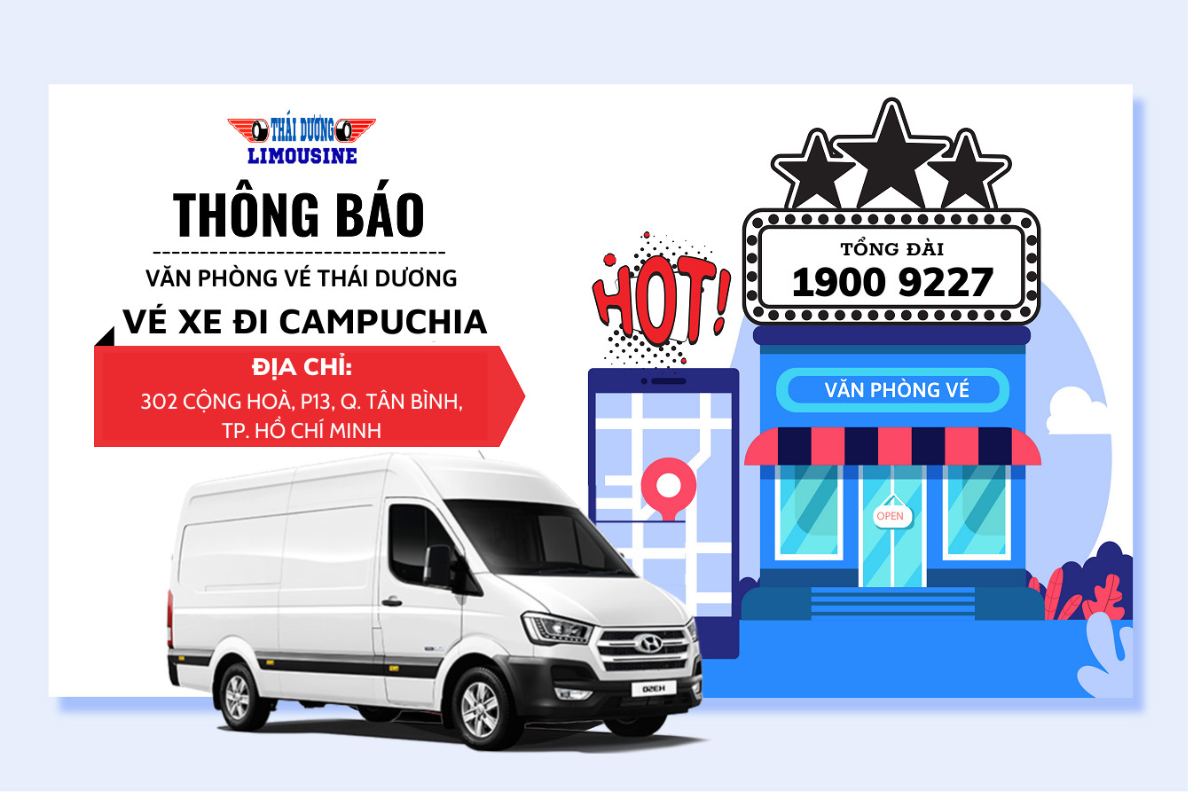 Địa chỉ nhà xe Thái Dương Campuchia