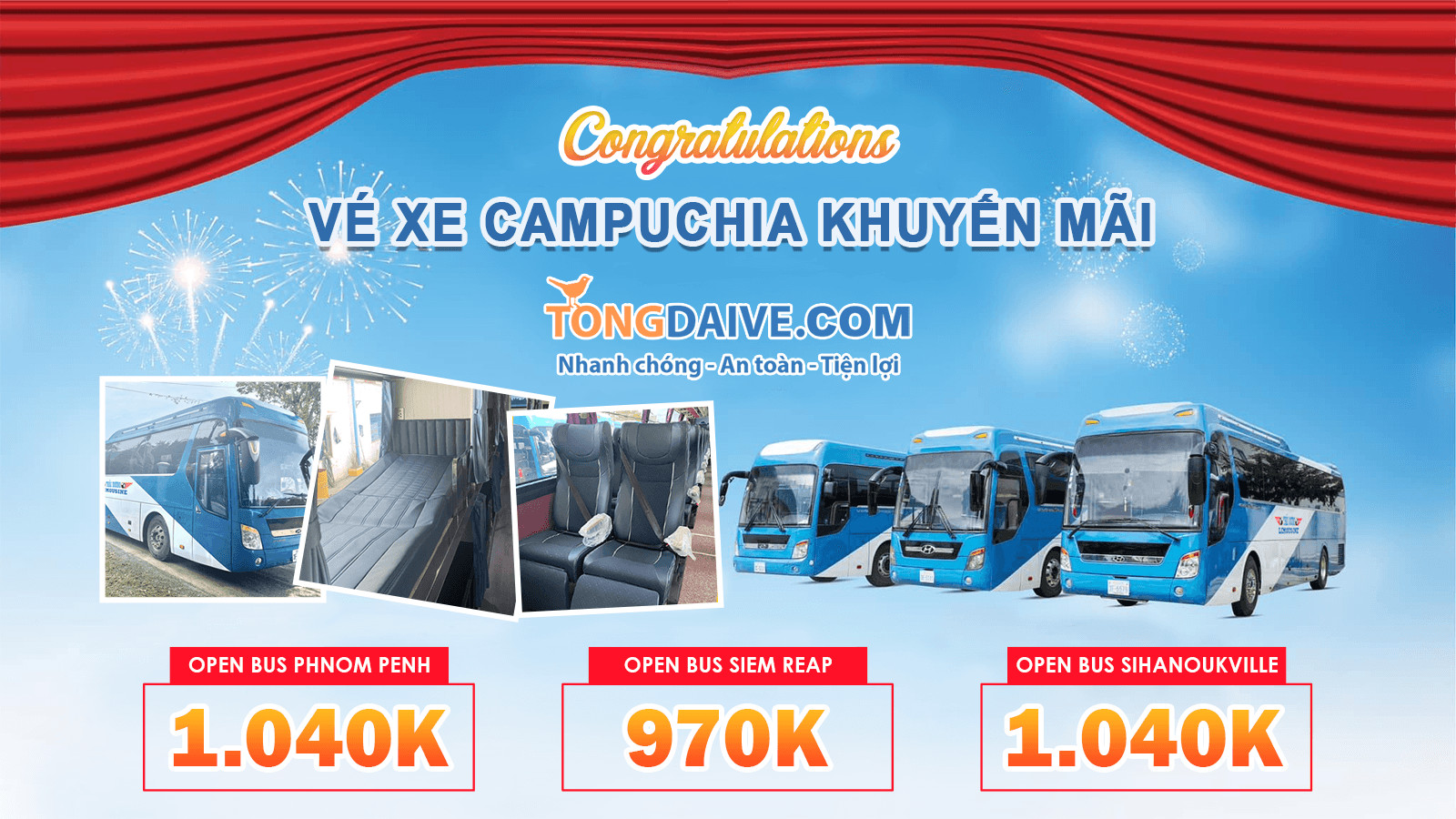 Xe đi Campuchia tết 2023