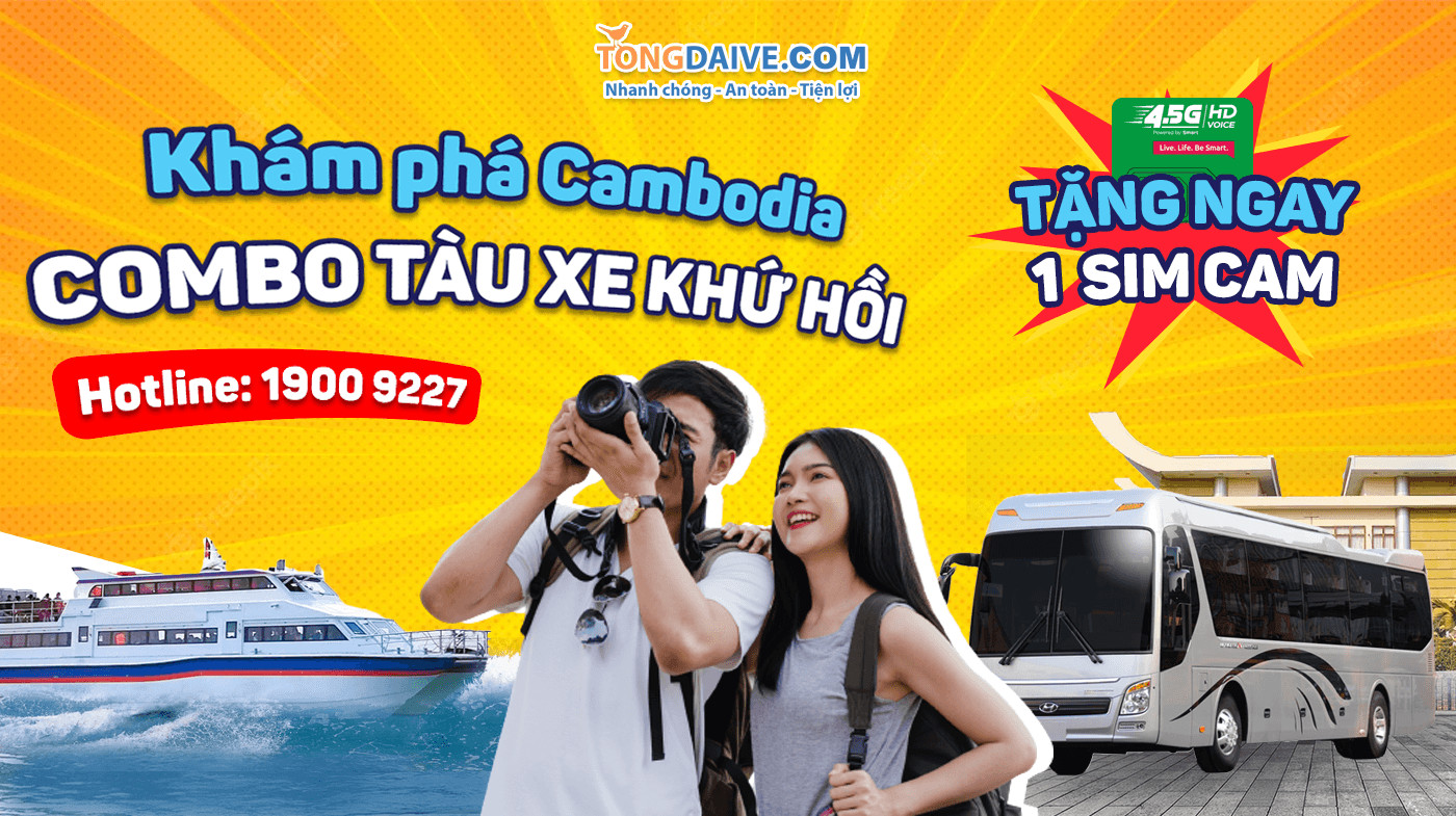 Bảng giá Combo tàu tại Sihanoukville